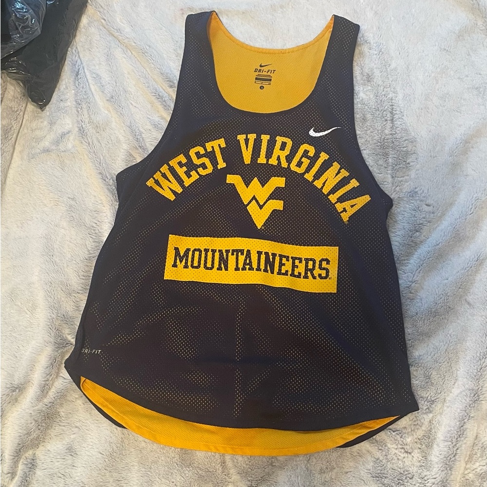 WVU Mesh Game Day penny, like new perfect for working out